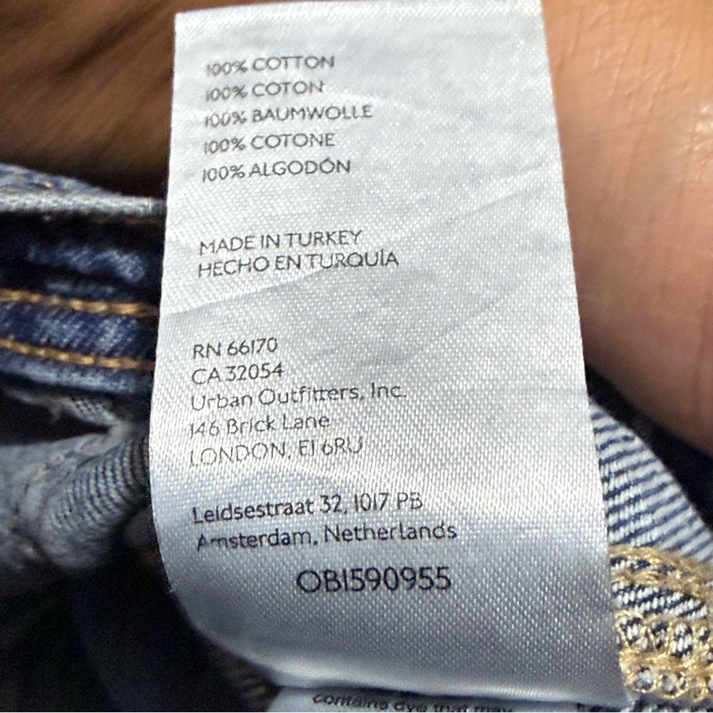 We The Free Haywire Jeans Women's 27 Baggy Wide Leg Barrel Fit in Vera Cruz Wash - Picture 5 of 7